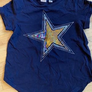 Blue star t shirt